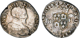 FRANÇOIS II (1559-1560)
Teston du Dauphiné
1560 Z - TB 25 (TB++)
Rare !


D 1035, GR1 379
GRENOBLE - ARGENT - 9,40g
 -------------------------...