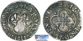 CHARLES IX Maximilien (1560-1574)
Denier tournois, 1er type var., argent, Lyon
 - SUP 58 (SUP)
Très Rare !! - PCGS SP58


D 1093v, CI 1398
 - A...