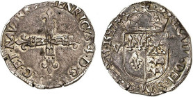 HENRI IV le Grand (1589-1610)
1/8 d'écu de Béarn
1597 Mo. - TTB 45 (TTB++)
Rare surtout en l'état !


D 1241, GR1 588, KM# 2
MORLAAS - ARGENT -...