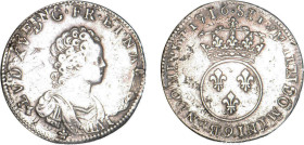 LOUIS XV le Bien aimé (1715-1774)
1/4 d'écu vertugadin
1716 9 - TTB 35 (TTB)
rf - Rare !, nettoyé


DR 528, D 1653-1653a, GR 302, KM# 419
RENNE...