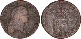 LOUIS XV le Bien aimé (1715-1774)
Sol au buste enfantin ou "John Law"
1719 S - TTB 30 (TTB-)



DR 571, D 1692, GR 276, KM # 439
REIMS - CUIVRE...