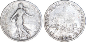 1 FRANC
1 FRANC type semeuse
1900 - B 10 (B++)
Très Rare !!


G 467, F 217, KM# 844
 - ARGENT - 
 ----------------------------------------
1 ...