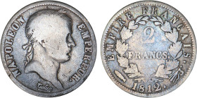 2 FRANCS
2 FRANCS au revers Empire Français
1812 Ut. - TB 15 (TB)
Très Rare !!


G 501, F 255, KM# 693
UTRECHT - ARGENT - 
 ------------------...