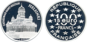EUROS ET FRANCS
15 EURO / 100 FRANCS, Helsinki
1997 - FDC 66 (FDC)
BE


G C197, F 2026, KM# 1176
 - ARGENT - 
 -------------------------------...
