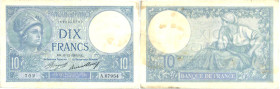 BANQUE DE FRANCE - XXe SIÈCLE
10 FRANCS (MINERVE)
1936 - TTB 45 (TTB++)
17-12, Assez Rare !, légères taches
A.67954

FA 6, PI # 73
 - PAPIER - ...
