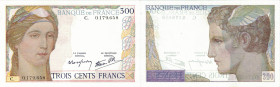 BANQUE DE FRANCE - XXe SIÈCLE
300 FRANCS
1938 C - SPL 60 (SUP+)
6-10, Rare !


FA 29, PI # 87
 - PAPIER - 
 ----------------------------------...