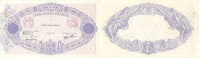 BANQUE DE FRANCE - XXe SIÈCLE
500 FRANCS (ROSE ET BLEU) modifié : Caissier général
1938 - SUP 50 (SUP-)
2-6, légère trace rouille
T.2922

FA 31,...