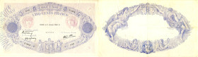 BANQUE DE FRANCE - XXe SIÈCLE
500 FRANCS (ROSE ET BLEU) modifié : Caissier général
1940 - TTB 45 (TTB++)
11-1, Assez Rare ! - D.3958
D.3958

FA ...