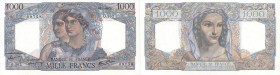BANQUE DE FRANCE - XXe SIÈCLE
1.000 FRANCS (MINERVE ET HERCULE) Clé. Serveau
1947 - SPL 62 (SPL)
9-1, Rare en l'état !
O.362

FA 41, PI # 130
 ...