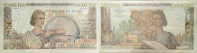 BANQUE DE FRANCE - XXe SIÈCLE10.000 FRANCS (GENIE FRANÇAIS)1946 - TB 15 (TB)21-11, Très Rare !!, épin. rouillésT.315FA 50, PI # 132 - PAPIER - BANK OF...