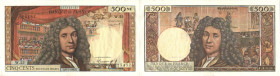 BANQUE DE FRANCE - XXe SIÈCLE500 NOUVEAUX FRANCS (MOLIÈRE)1966 - SUP 50 (SUP-)6-1, Rare !W.23FA 60, PI # 145 - PAPIER - BANK OF FRANCE - 20TH CENTURY5...