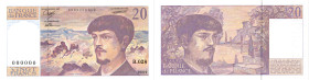 BANQUE DE FRANCE - XXe SIÈCLE20 FRANCS (DEBUSSY), var. fil de sécurité0000 - UNC 66 (NEUF)Specimen - Très Rare !!, B.028B.028FA 66bis, PI # 151d-e-f-g...