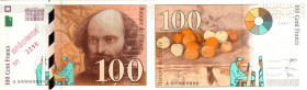 BANQUE DE FRANCE - XXe SIÈCLE100 FRANCS (Paul CEZANNE) - type 19971997 - UNC 66 (NEUF)Spécimen - Très Rare !!FA 74, PI # 158 - PAPIER - BANK OF FRANCE...
