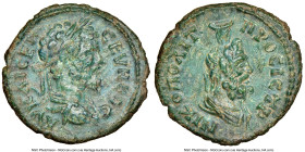 MOESIA. Nicopolis. Septimius Severus (AD 193-211). AE (18mm, 7h). NGC XF, light scratches. AV K Λ CЄΠ-CЄVHPOC, laureate, draped, and cuirassed bust of...