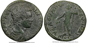 MOESIA. Nicopolis. Caracalla (AD 198-217). AE (27mm, 2h). NGC Choice Fine. AV K M AVP-ANTΩNINOC, laureate, draped, cuirassed bust of Caracalla right, ...
