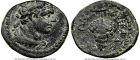 LYDIA. Philadelphia. Anonymous issue. Ca. 2nd century AD. AE (16mm, 6h). NGC XF. Head of Heracles to right, lions skin tied around his neck / ΦΙΛΑΔЄΛΦ...