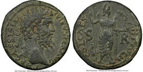 PISIDIA. Antiochia. Septimius Severus (AD 193-211). AE (32mm, 22.35 gm, 5h). NGC XF 5/5 - 3/5. IMP CAES L SEP S-EVERVS PER AVG, laureate bust of Septi...