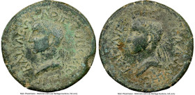 ARMENIAN KINGDOM. Kings of Armenia Minor. Aristobulus with Salome (AD 54-92). AE (24mm, 9.35 gm, 12h). NGC XF 5/5 - 3/5. Nicopolis ad Lycum or Chalcis...