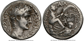 SYRIA. Antioch. Augustus (27 BC-AD 14). AR tetradrachm (25mm, 12h). NGC Choice Fine. Dated Actian Era Year 31 and Consular Year 13 (AD 1/1 BC). ΚΑΙΣΑΡ...