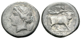 Campania , Neapolis Drachm circa 275-250