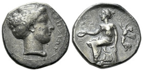 Bruttium, Terina Didrachm circa 400-356