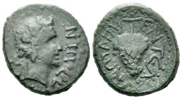 Sicily, Entella Bronze, L. Sempronius Atratinus circa 36