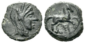 Sicily, Morgantina Quarter unit circa 212-211