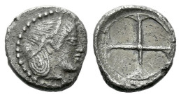 Sicily, Syracuse Obol circa 480-470