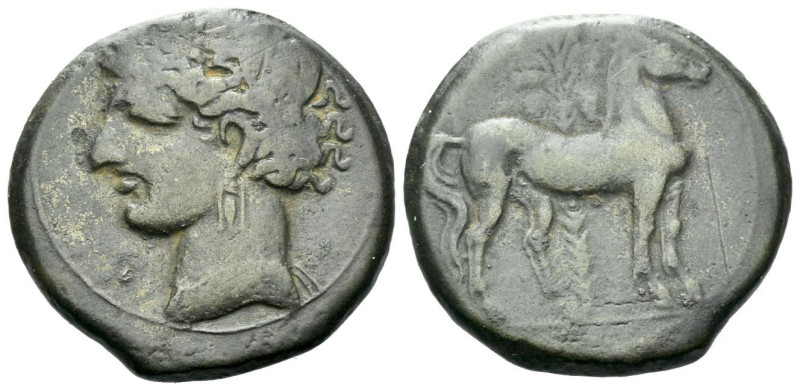 The Carthaginians in Sicily and North Africa, Carthage Tridrachm circa 210-201, ...