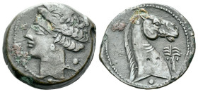 The Carthaginians in Sicily and North Africa, Sardinia (?) Bronze circa 300-264