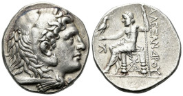 Kingdom of Macedon, Alexander III, 336-323 and posthumous issue Pella (?) Tetradrachm circa 285-275 - Ex CNG sale 81, 2009, 321.