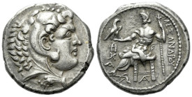 Kingdom of Macedon, Alexander III, 336-323 and posthumous issue Uncertain mint Tetradrachm circa 310-275 - From the collection of a Mentor.