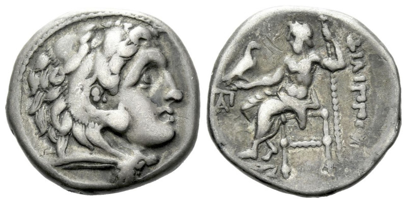 Kingdom of Macedon, Philip III, 323-319 Colophon Drachm circa 323-319, AR 17.00 ...