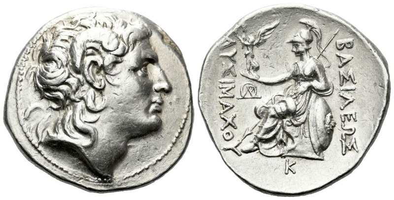 Kingdom of Thrace, Lysimachus, 305-281 Pella Tetradrachm circa 286-281, AR 30.00...