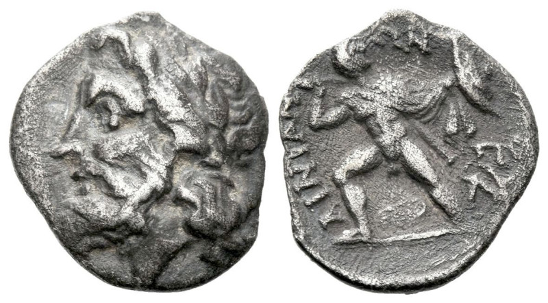 Thessaly, Ainianes Hemidrachm, Hypata magistrate III-II century BC, AR 14.00 mm....