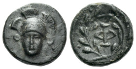 Phocis, attributed to the Triumvirate that replaced Phalaikos, 347 - 346 BC Federal Coinage Bronze irca 347-346 BC - Ex NAC sale 55, 2010, 353. From t...
