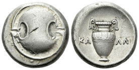 Boeotia, Thebes Stater, magistrate Kalli- circa 395-338 - Ex M&M Gmbh sale 37, 2012, 44.