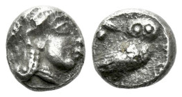 Attica, Athens Obol circa 485-480