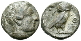 Attica, Athens Plated tetradrachm circa 440-430