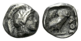 Attica, Athens Hemiobol circa 454-404