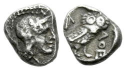 Attica, Athens Obol circa 449-420