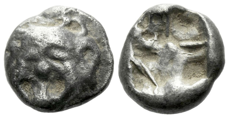Mysia, Parium Hemidrachm mid V century BC, AR 13.00 mm., 3.92 g.
Gorgoneion. Re...