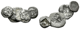 Ionia, Phocaea Large lot of 4 fractions V century
