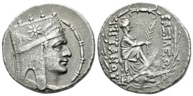 Armenia, Tigranes II 'the Great', 95-56 BC Tigranocerta Tetradrachm circa 95-56 - Acquired from Roma Numismatics