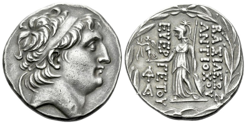 The Seleucid Kings, Antiochus VII, 138-129 Antiochia Tetradrachm, Becker forgery...