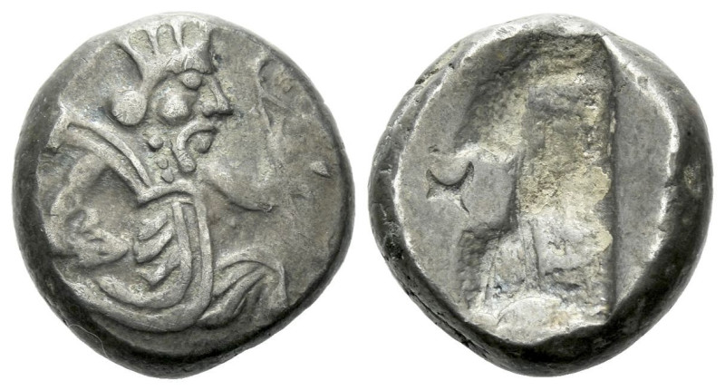 Persia (Achaemenidae), Sardes Siglos circa 420-375, AR 15.00 mm., 5.43 g.
Persi...