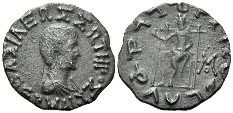 Bactria, Hermaios soter, circa 105-90 Tetradrachm, Posthumous issue circa 80-75,...