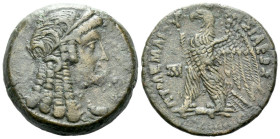 The Ptolemies, Ptolemy VI and Cleopatra I, 180-145 Alexandria Bronze circa 180-170