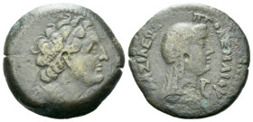 The Ptolemies, Ptolemy V, 205-180 Cyrene. Bronze circa 205-180
