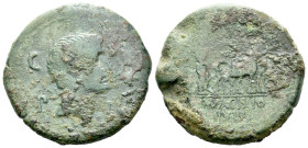 Mysia, Parium M. Barbatius and M. Acilius, duoviri Bronze circa 27 BC-14 AD